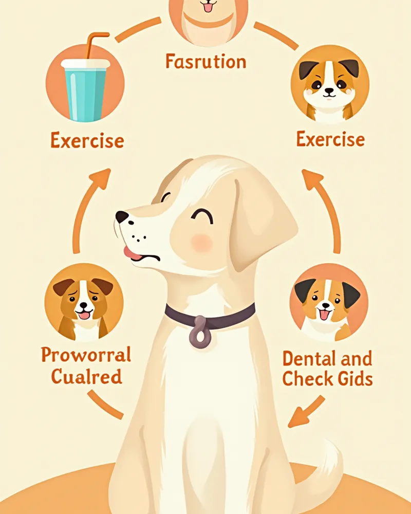 성견 필수 케어 5가지 영역 인포그래픽