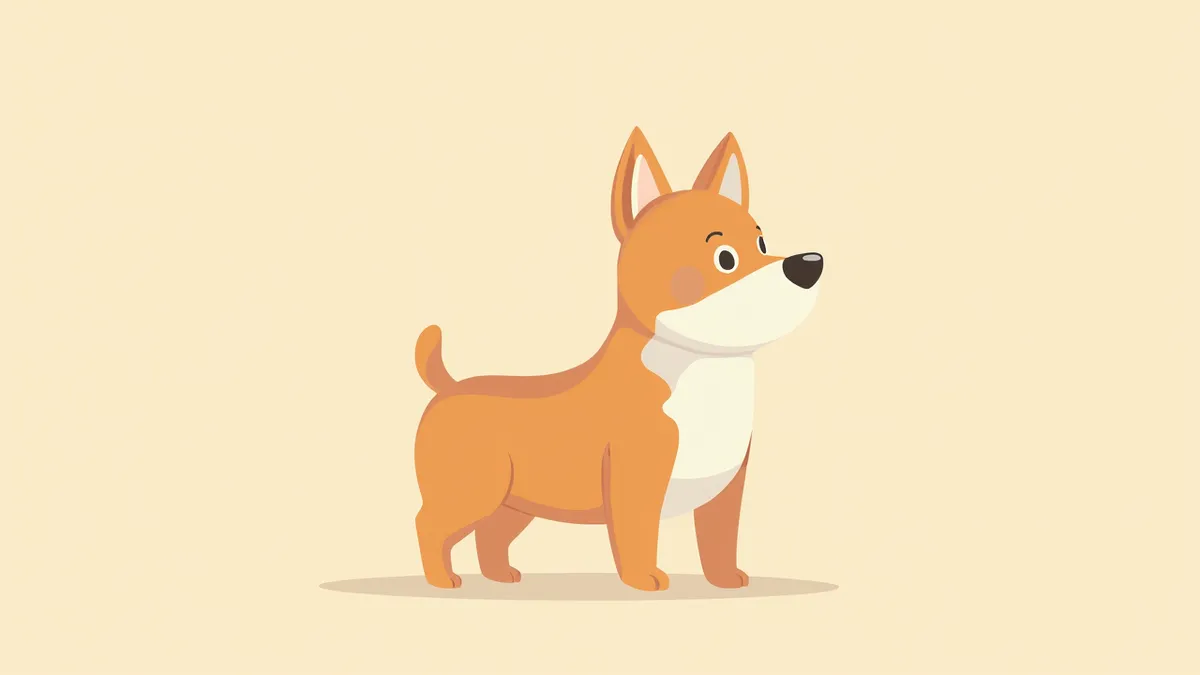 성견기 강아지가 동물병원에서 검진받는 모습