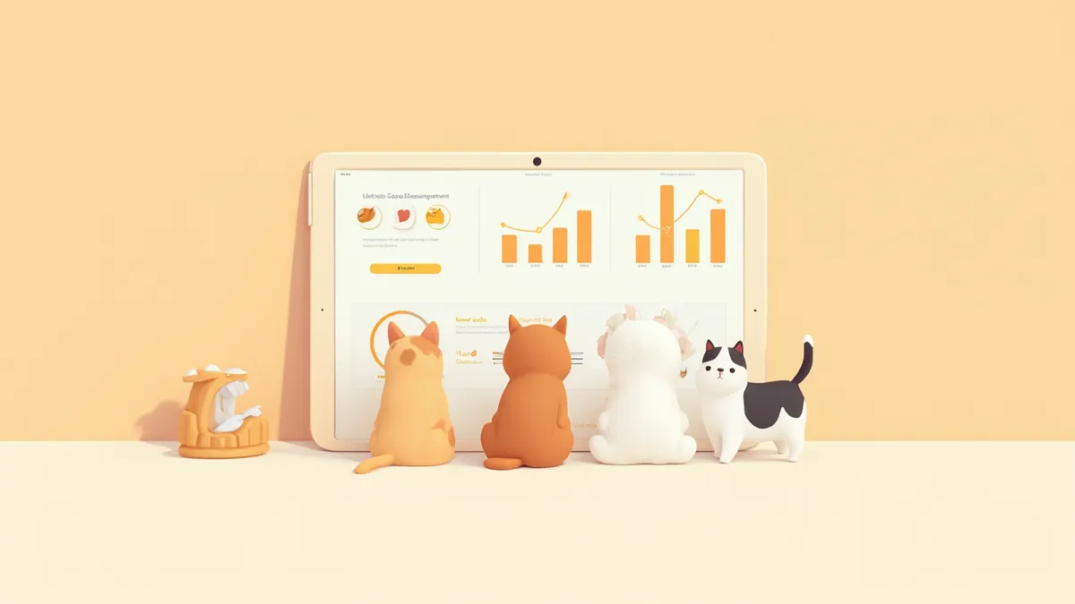 AI 사료 추천 대시보드 화면