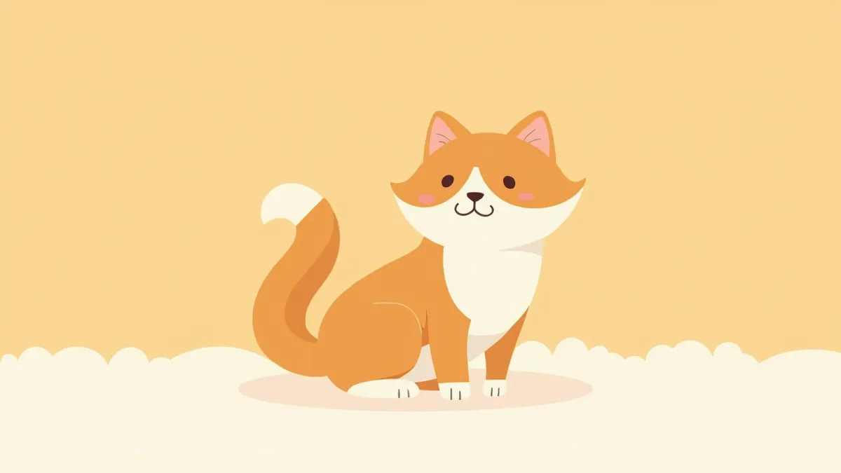 뒤로 말린 귀가 선명하게 보이는 아메리칸컬 고양이 전신 사진