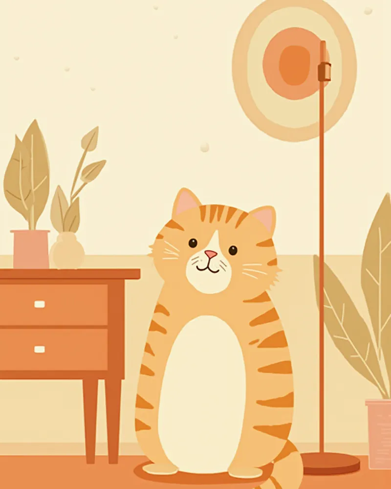 보호자에게 그루밍을 받고 있는 아메리칸컬 고양이