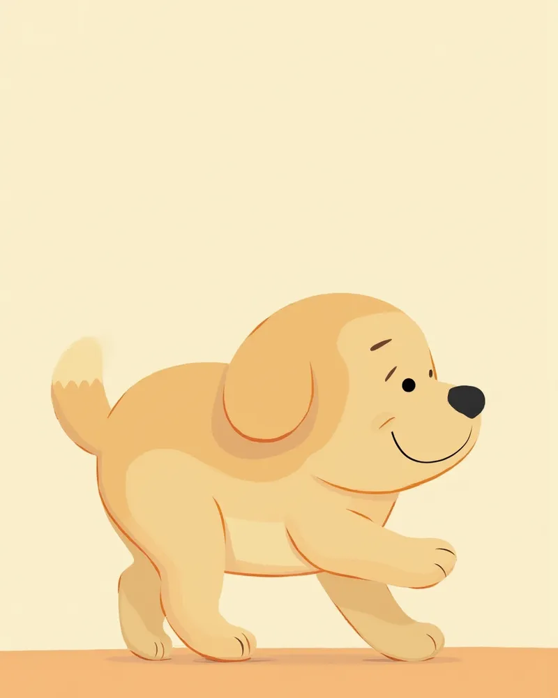 엉덩이를 끌고 있는 강아지