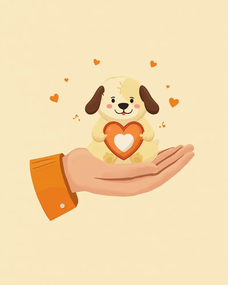 동물학대 금지 안내 이미지