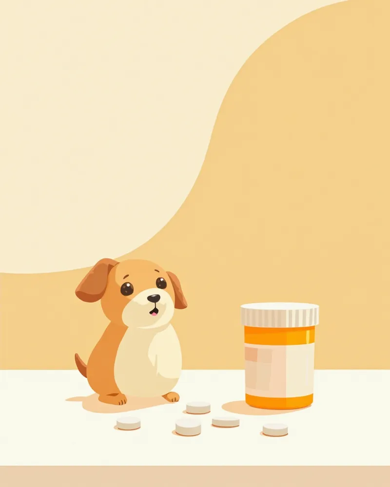 강아지에게 처방되는 아포퀠 알약