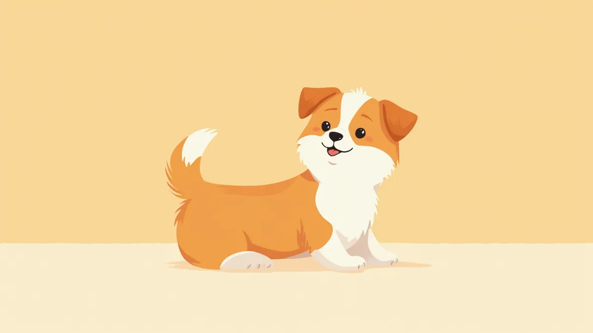 보호자를 올려다보며 눈을 맞추는 강아지