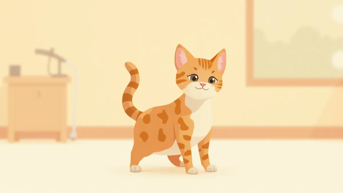 동물병원에서 검진을 기다리는 벵갈고양이