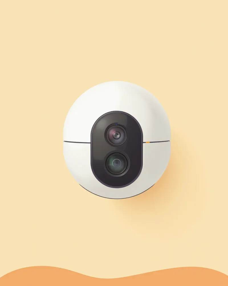 돔형 펫 카메라 제품 클로즈업