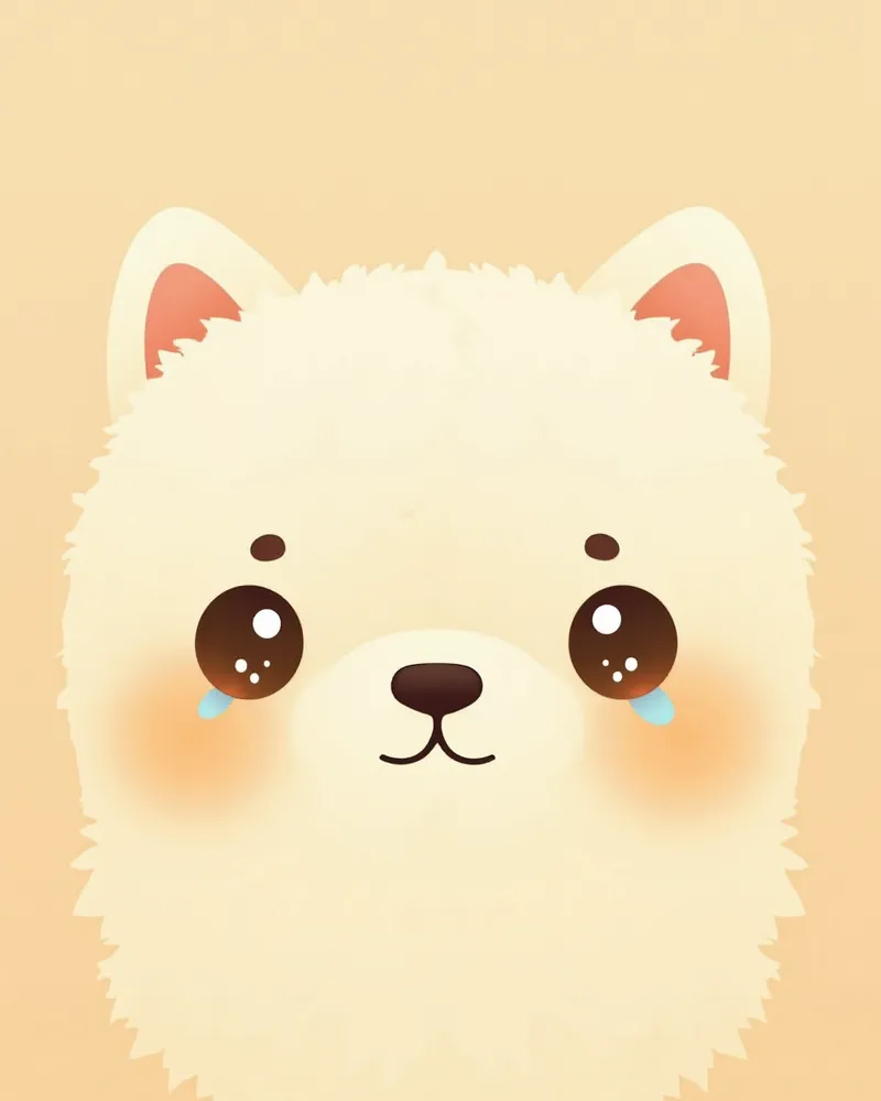 비숑 눈 밑 눈물자국 해부학적 설명 이미지