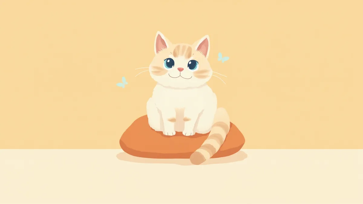 실내에서 편안하게 앉아 있는 버만 고양이