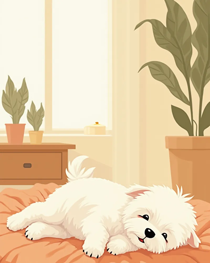 강아지 발바닥을 부드럽게 살펴보는 보디핸들링 훈련