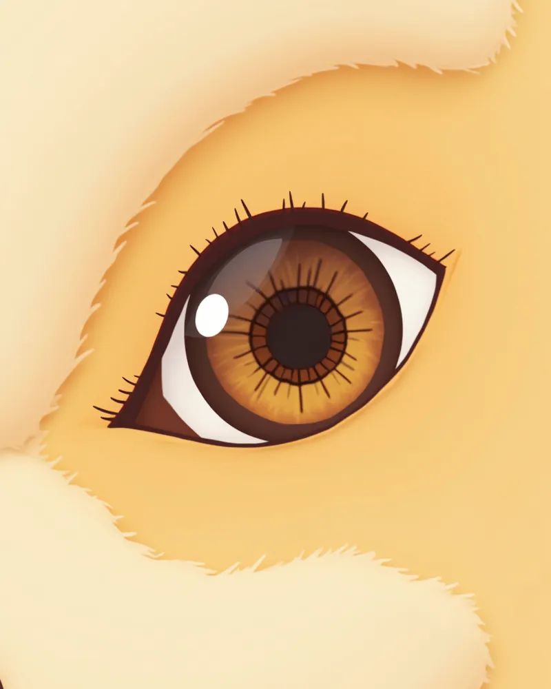 보더콜리의 눈 클로즈업