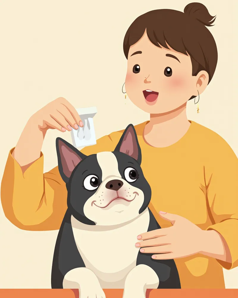 보스턴테리어 눈 일상 관리 방법