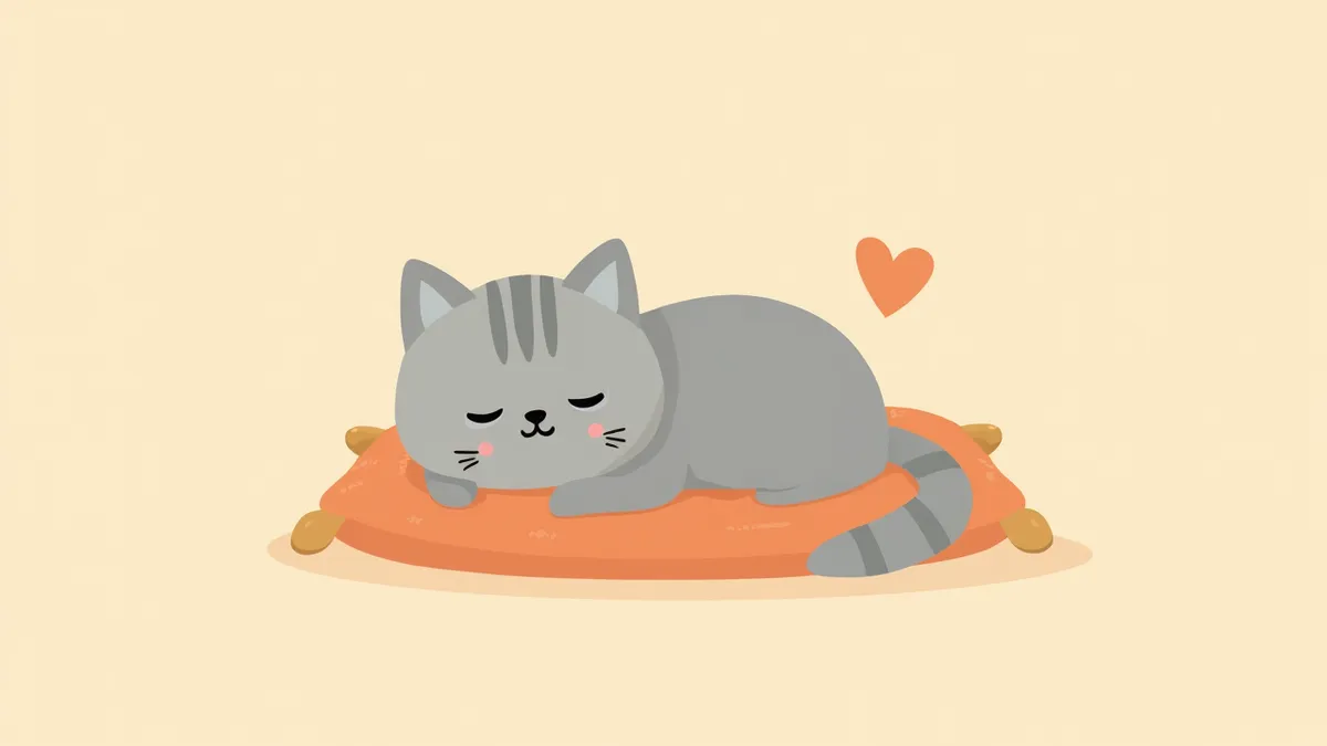 쿠션 위에 누워있는 회색 브리티시 숏헤어 고양이