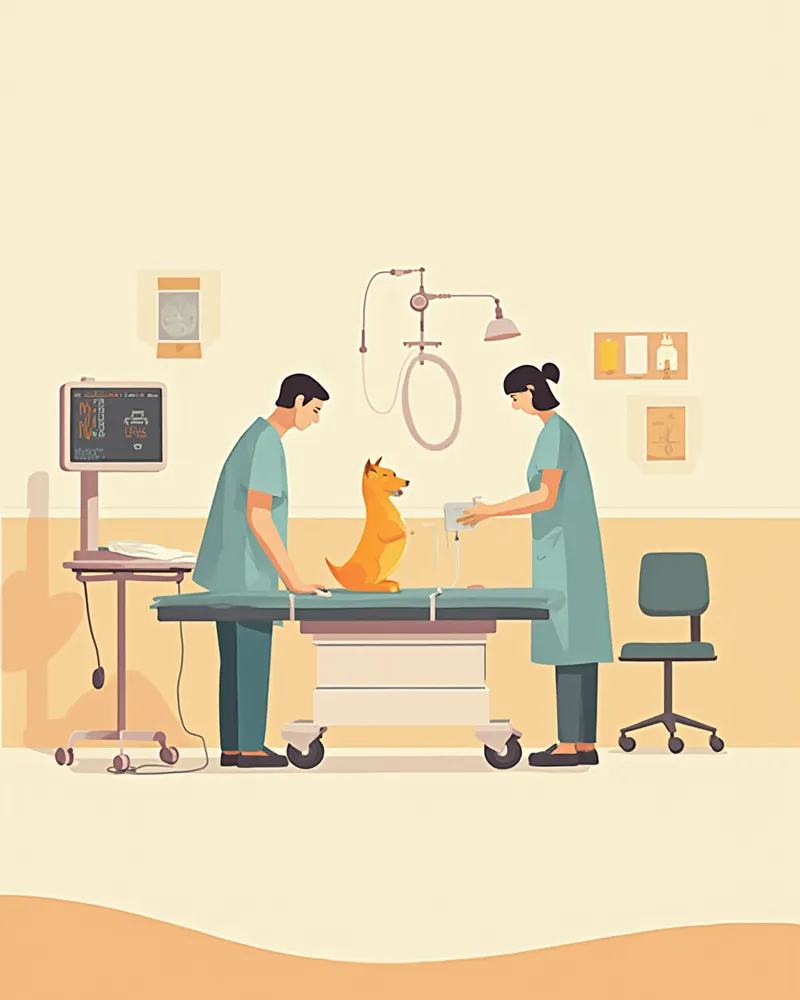 마취 상태에서 기관지 내시경 검사를 진행하는 모습