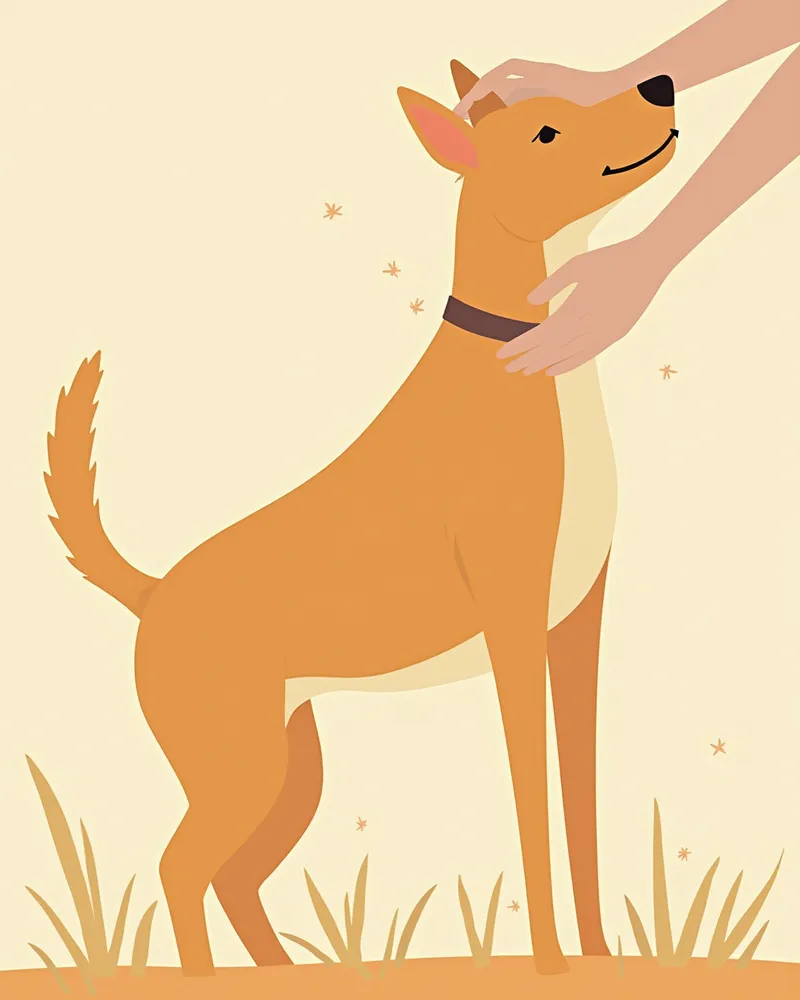 산책 후 강아지의 귀와 발바닥에 진드기가 있는지 확인하는 보호자의 손