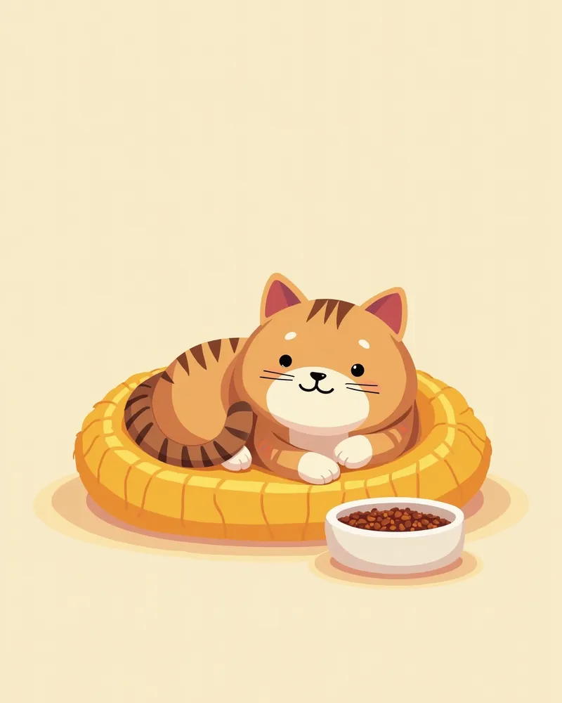 고양이가 편안하게 쉬는 환경