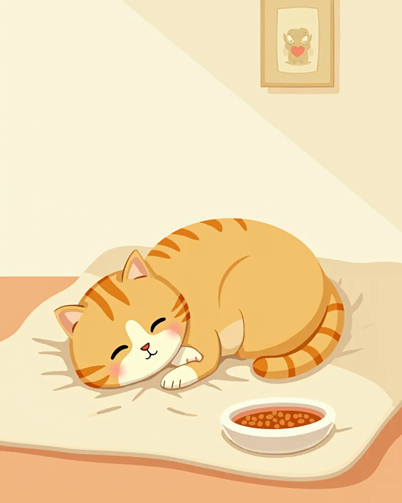 고양이 말단비대증 관리를 위한 편안한 생활 공간