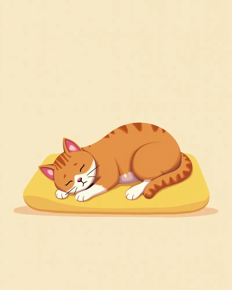 항문낭 수술 후 회복 중인 고양이