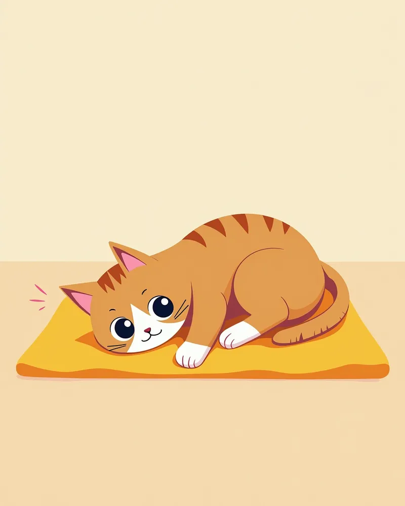 항우울제 중독 증상을 보이는 고양이