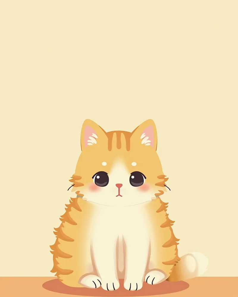 스트레스 증상을 보이는 고양이