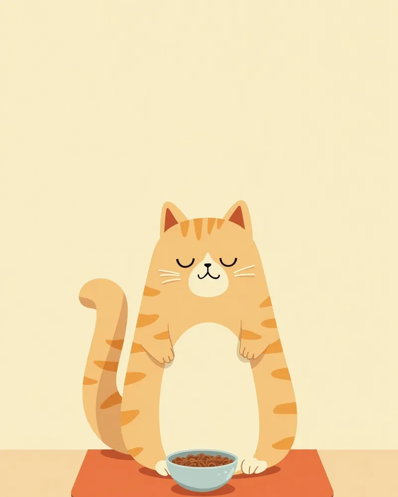 고양이 담관 폐색 장기 관리용 식품 이미지