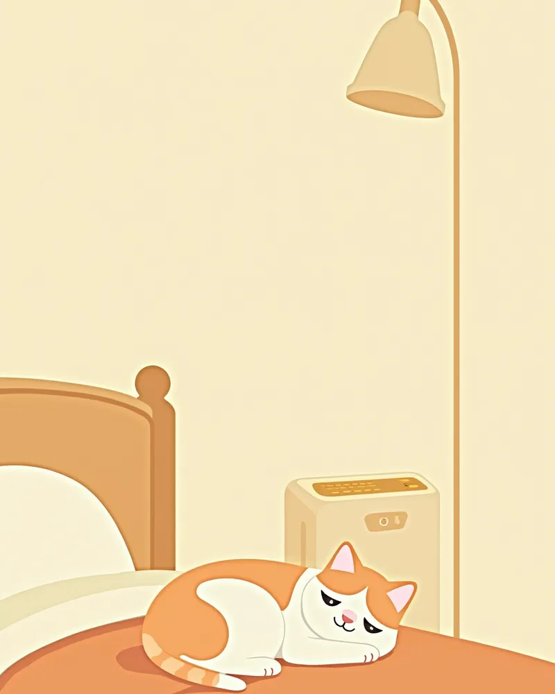 고양이 기관지확장증 관리를 위한 안정된 환경