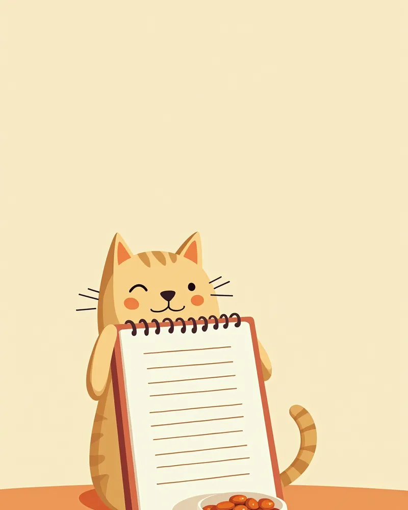 고양이 담관 간염 관리 팁 기록 노트 이미지