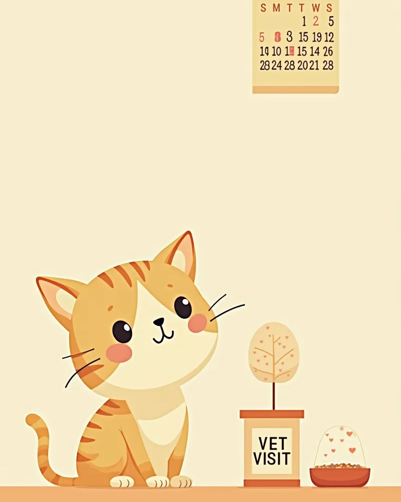 고양이 CKD 관리 일상 팁을 실천하는 장면