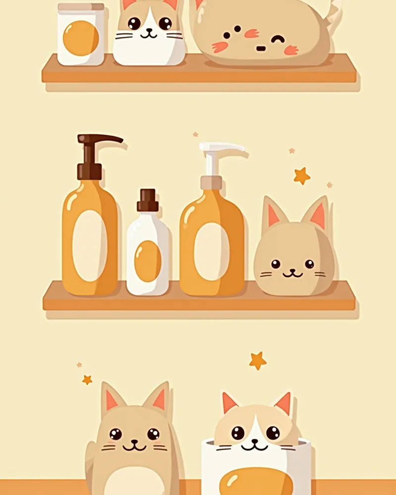 귀 청소 제품 정리된 모습