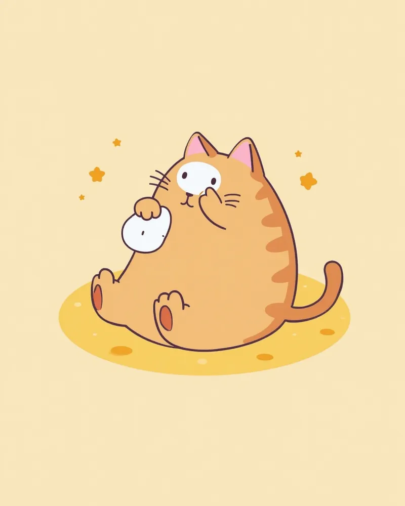 고양이 눈 주변 청소하는 모습