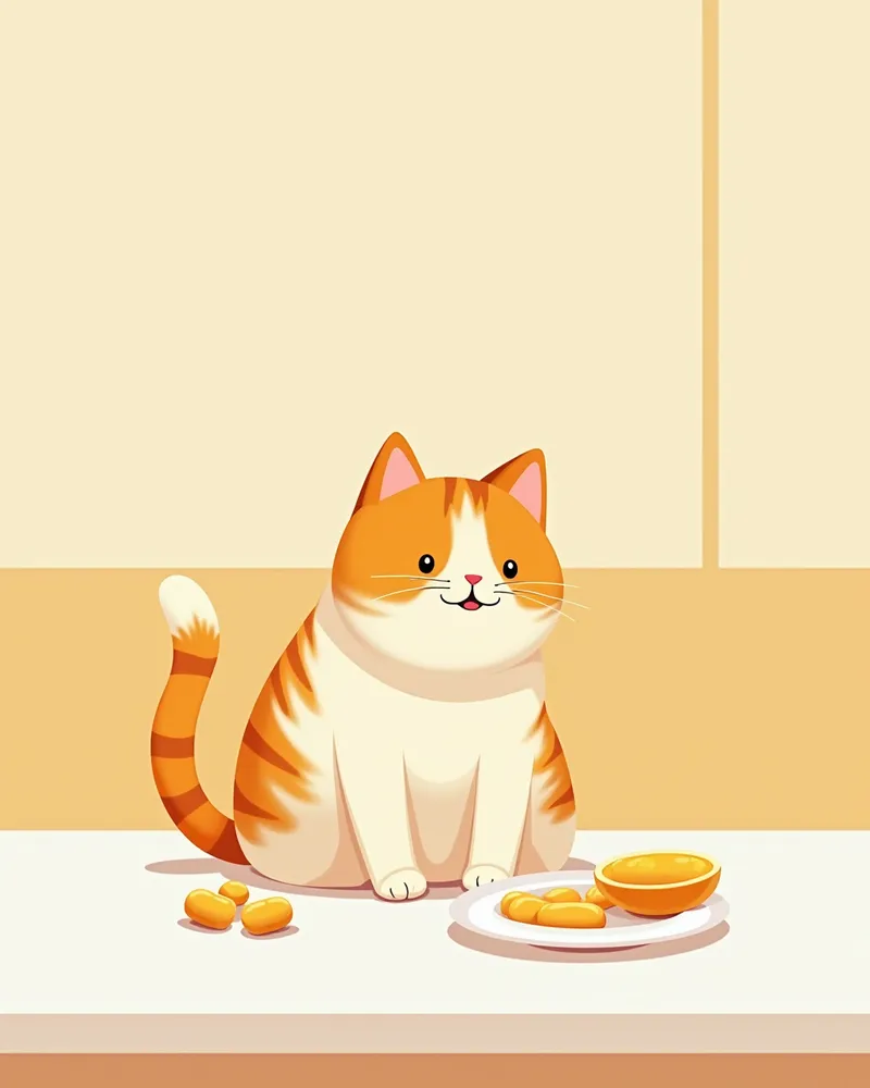 고양이 건강 보조제 여러 종류가 정리된 이미지