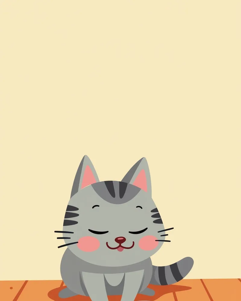 퍼즐 피더로 놀고 있는 노령 고양이
