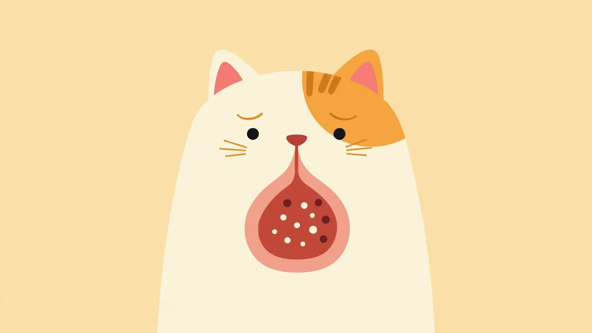 고양이 호흡기 내 아스페르길루스 곰팡이 모습