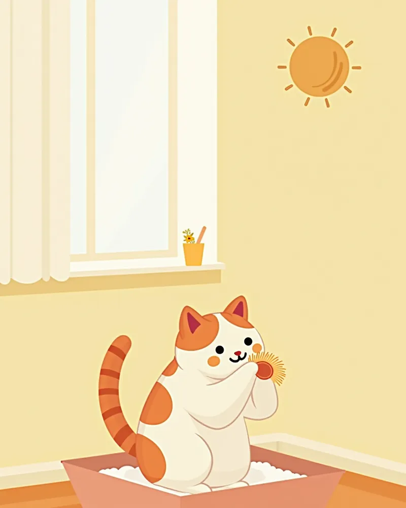 고양이 환경 청소 및 관리