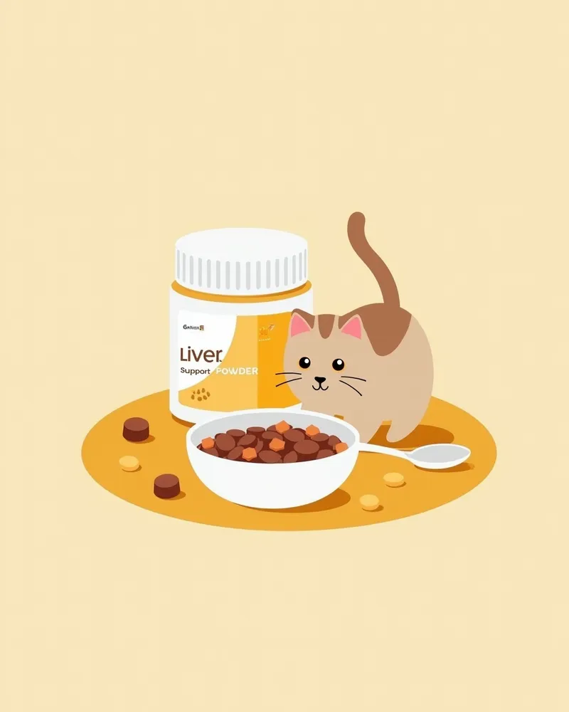 고양이 간 보호 복합분말 제품