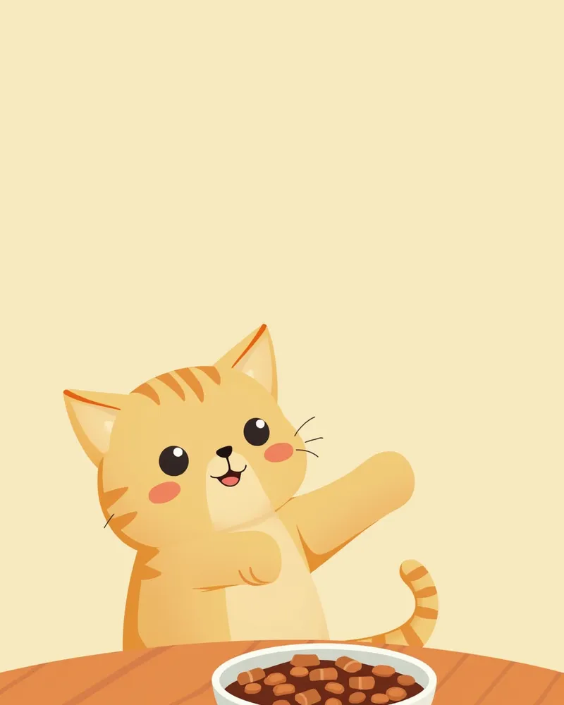 고양이 전용 저탄수화물 사료 그릇