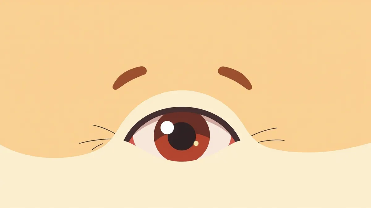 건조한 고양이 눈의 상태
