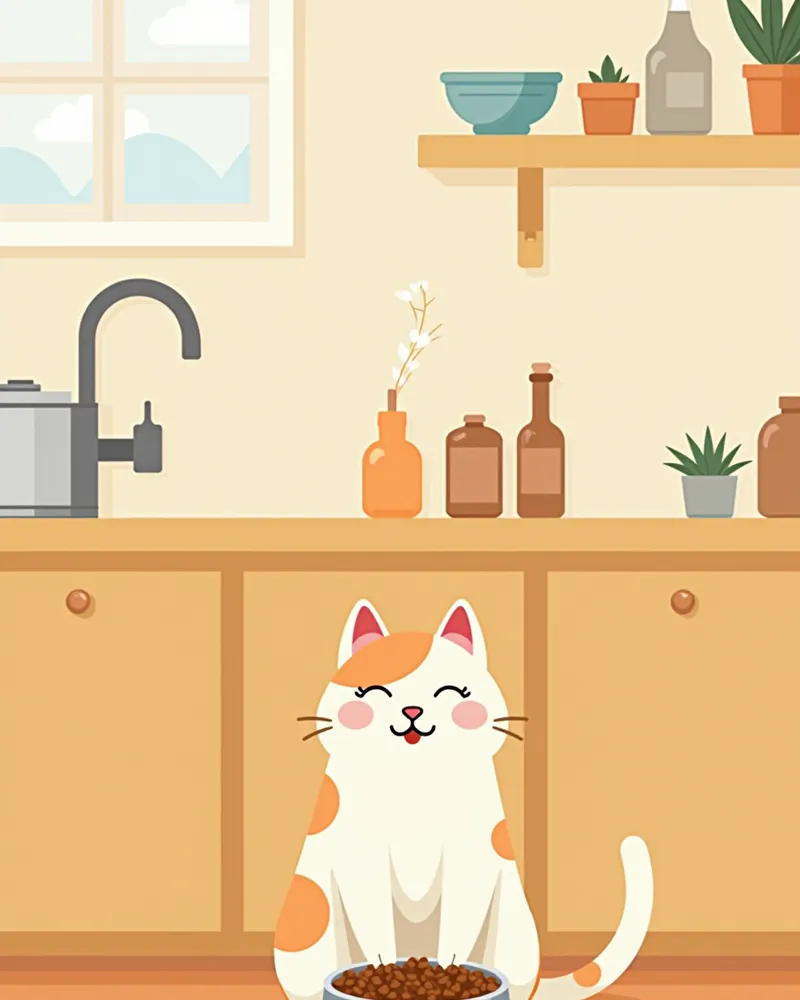 고양이 단일단백 사료 전환 방법