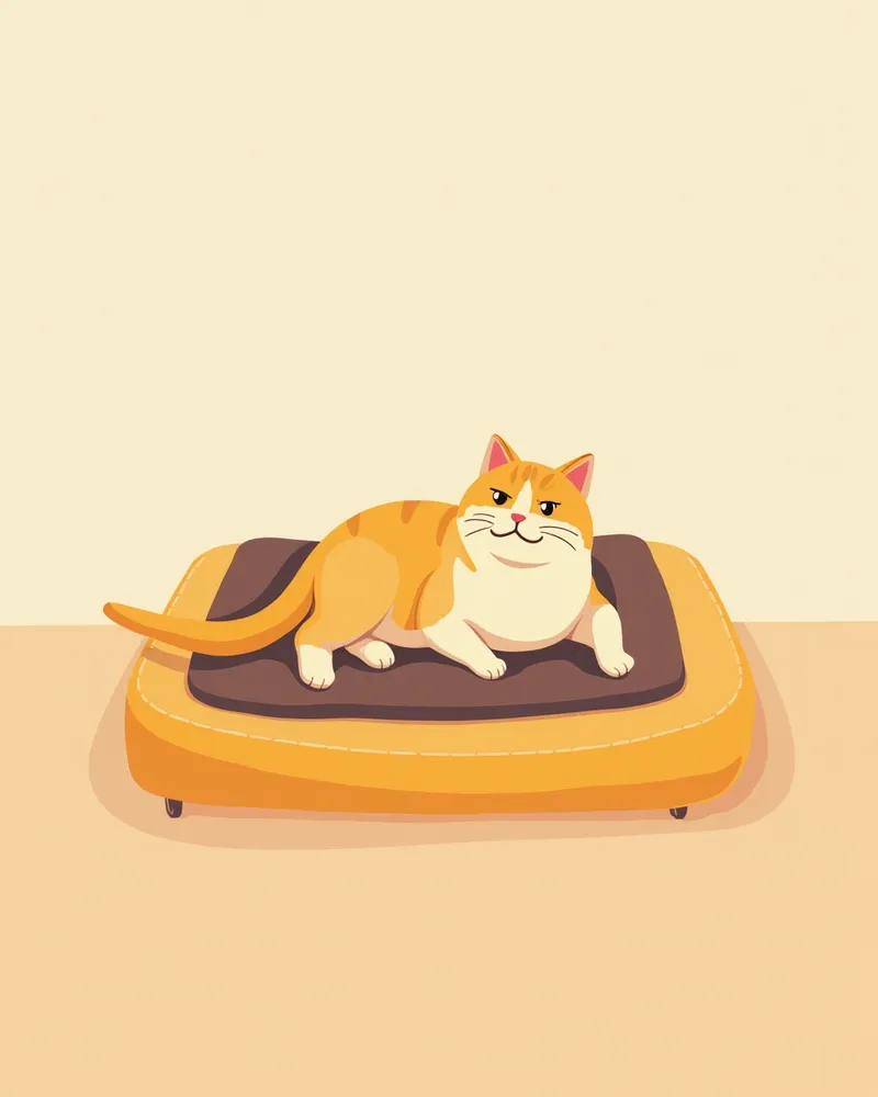 메모리폼 고양이 침대와 난방 담요 세트
