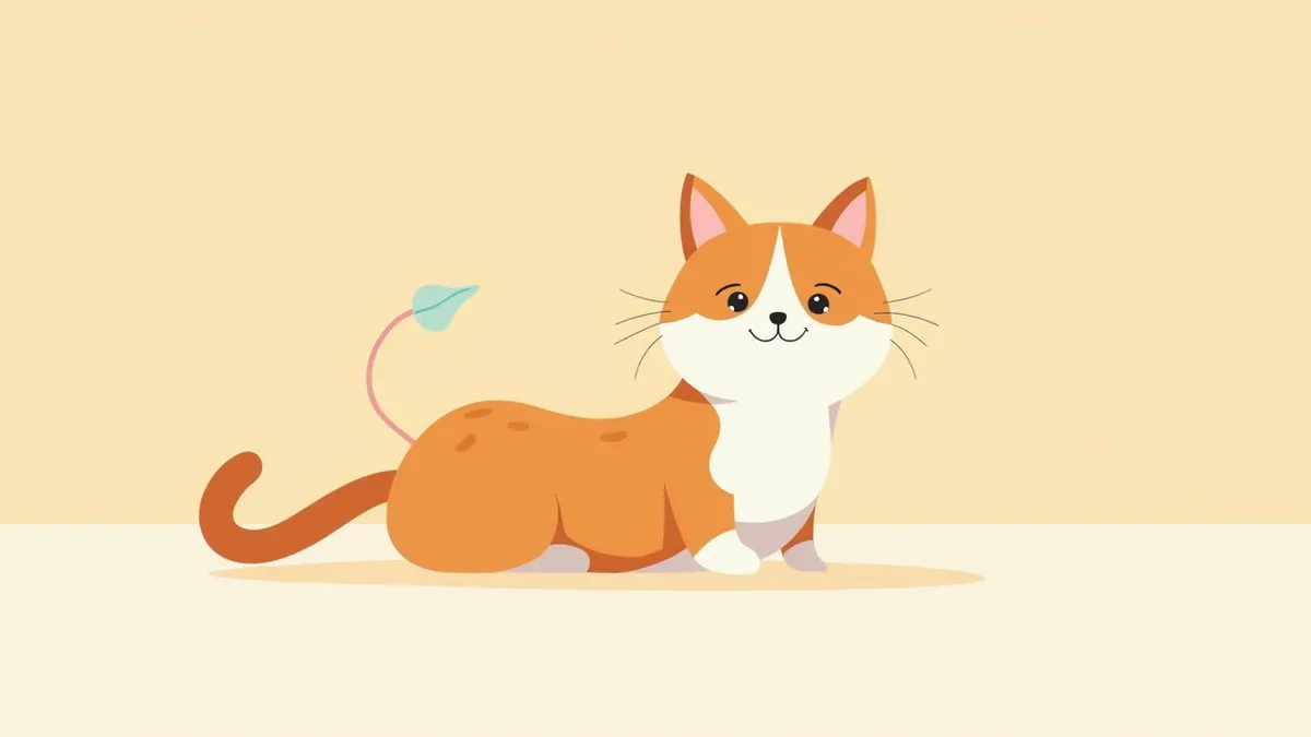 고양이 페리뇨 수술 후 수의사가 상처를 점검하는 모습