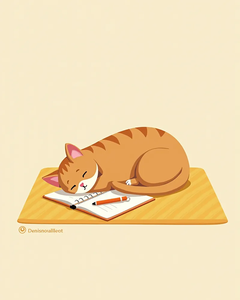 고양이 복막 투석 관리 일지 작성 장면