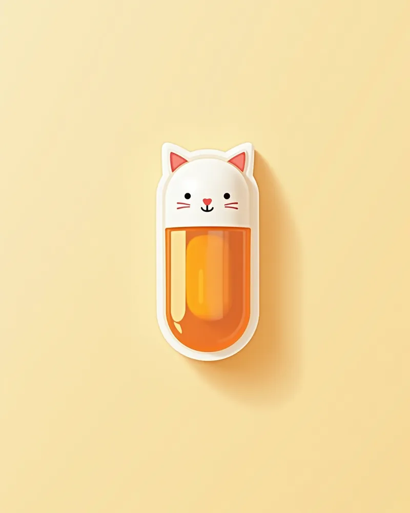 고양이용 칼슘 흡수 억제 보조제 캡슐 병