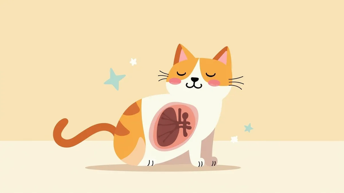 고양이 폐혈전색전증 진단 중인 모습, 흉부 엑스레이 확인