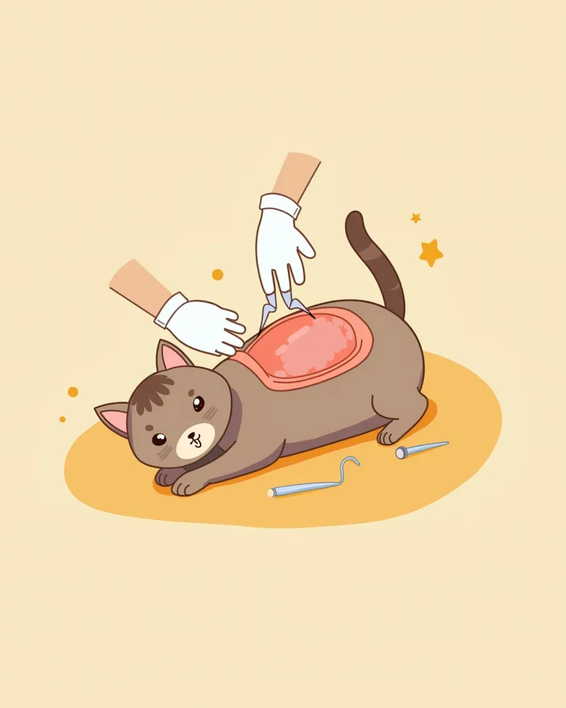 전통적 오픈 수술 장면