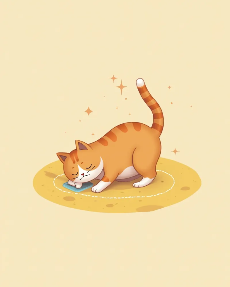 캣스팟 온 사용 모습