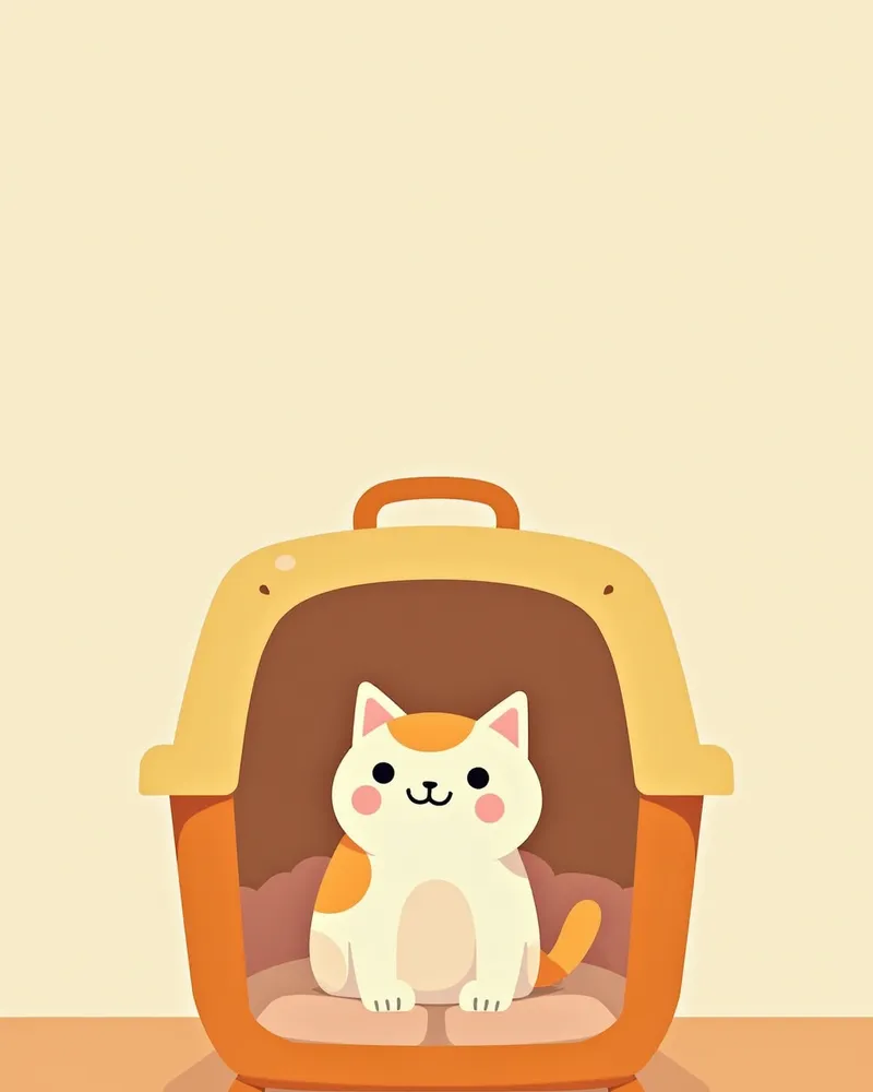 고양이 사시 관리를 위한 안전 장비의 실사 사진