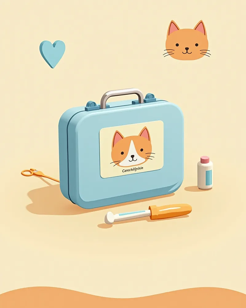 고양이 전용 무균 흉수 천자 키트