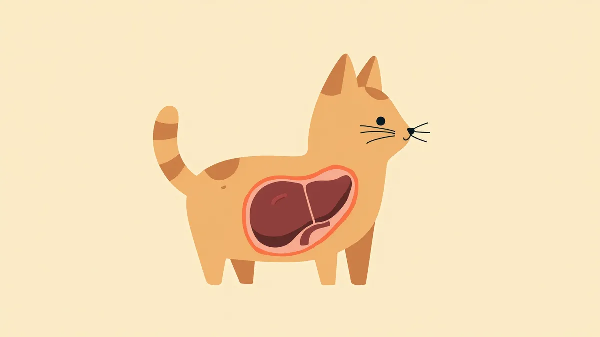 고양이 담관 폐색의 해부학적 위치