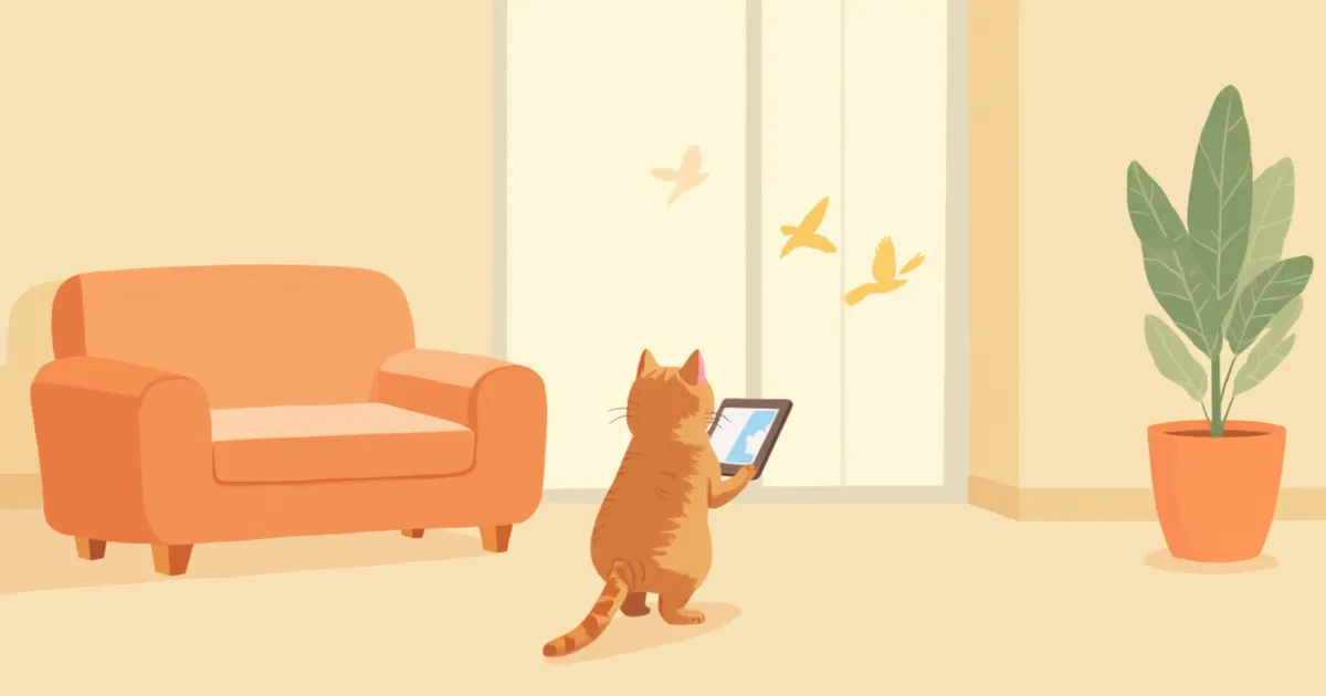 고양이용 새·물고기 영상, 정말 효과 있을까요?