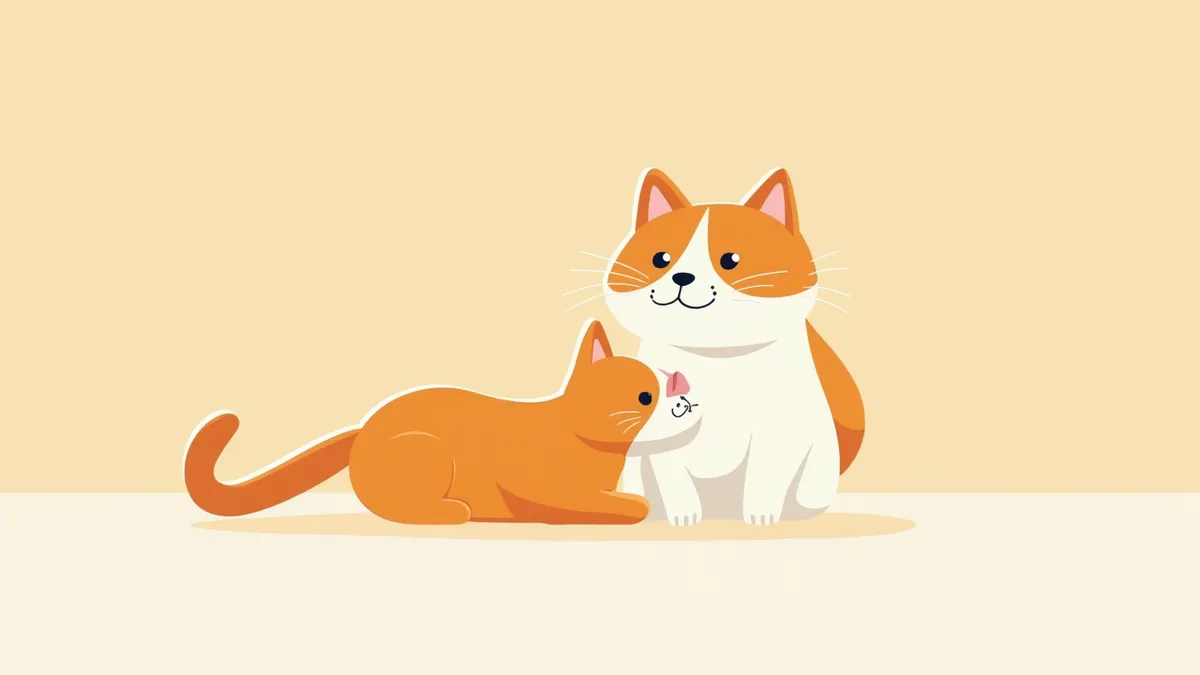 수의사가 고양이 건강 상태를 확인하는 모습